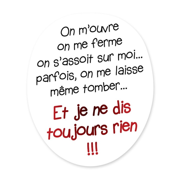 Le Sticker Ne dis rien Papado®