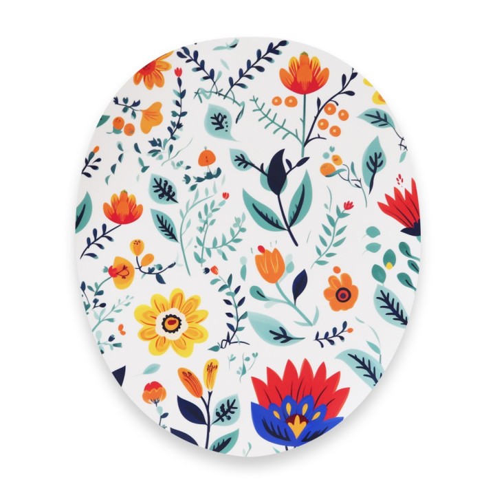 Sticker Flores Papado® - Decoración WC resistente