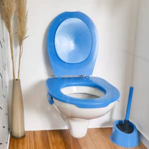 Kit Lunette bleue + Abattant bleu - Édition Movember